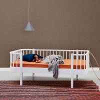 Lit junior banquette Wood - Blanc