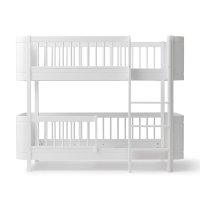 Lit superposé junior Wood Mini+ - Blanc