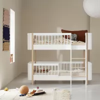 Lit superposé junior Wood Mini+ - Blanc