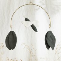 Mobile Libellule Lin Français - Green Blue