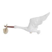 Mobile Cigogne et son sac - Blanc