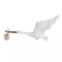 Mobile Cigogne et son sac - Blanc
