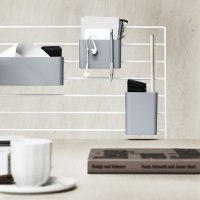 Pack 3 petits pots de rangement - Gris