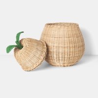 Panier de rangement tressé Poire