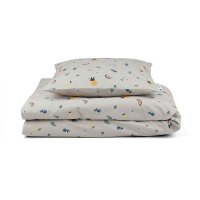 Parure de lit Fruit - Bleu clair