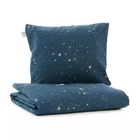 Parure de lit Himalaya stella Elements - Bleu marine