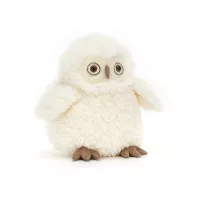 Peluche Chouette Blanche Apollo