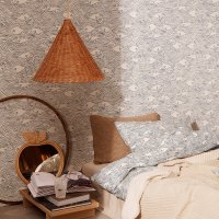 Suspension Dou en rotin D.45 cm