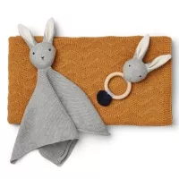 Coffret cadeau de naissance Petra - Moutarde