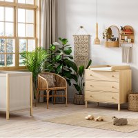 Plan à langer pour commode Tela - Chêne