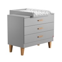 Plan à langer pour commode Lounge - Gris clair