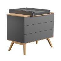 Plan à langer pour commode Nature - Gris anthracite