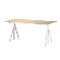 Plateau bureau pour piètement - Frêne