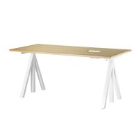 Plateau bureau pour piètement - Chêne