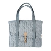 Sac à langer matelassé - Gris clair