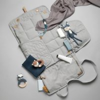 Sac à langer matelassé - Gris clair