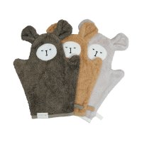 Set de 3 Gants Ours - Olive Mix