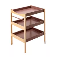 Table à langer Margot 3 plateaux - Vieux rose