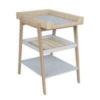 Table à langer en osier Marélia - Lune