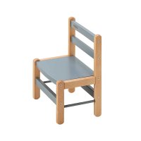 Table Gabriel et Chaise Enfant Louise - Bleu gris