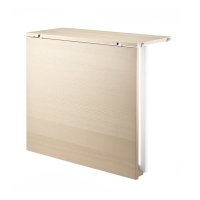 Table murale pliante - Frêne / Blanc