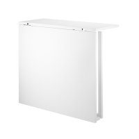 Table murale pliante - Blanc