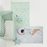 Tapis Hippy - Bleu clair