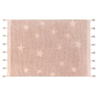 Tapis Hippy Stars - Vieux rose