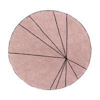 Tapis Trace - Rose vintage