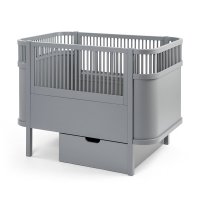Tiroir pour lit bébé évolutif - Gris