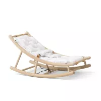 Transat Bébé évolutif Wood - Chêne/Blanc