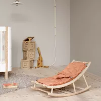 Transat Bébé évolutif Wood - Chêne/Caramel