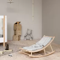 Transat Bébé évolutif Wood - Chêne/Gris