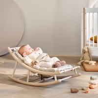 Lit bébé évolutif Wood Mini+ en Blanc et chêne - Le Pestacle de Maëlou