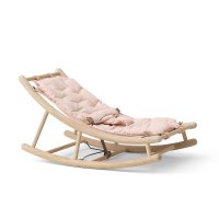 Transat Bébé évolutif Wood - Chêne/Rose