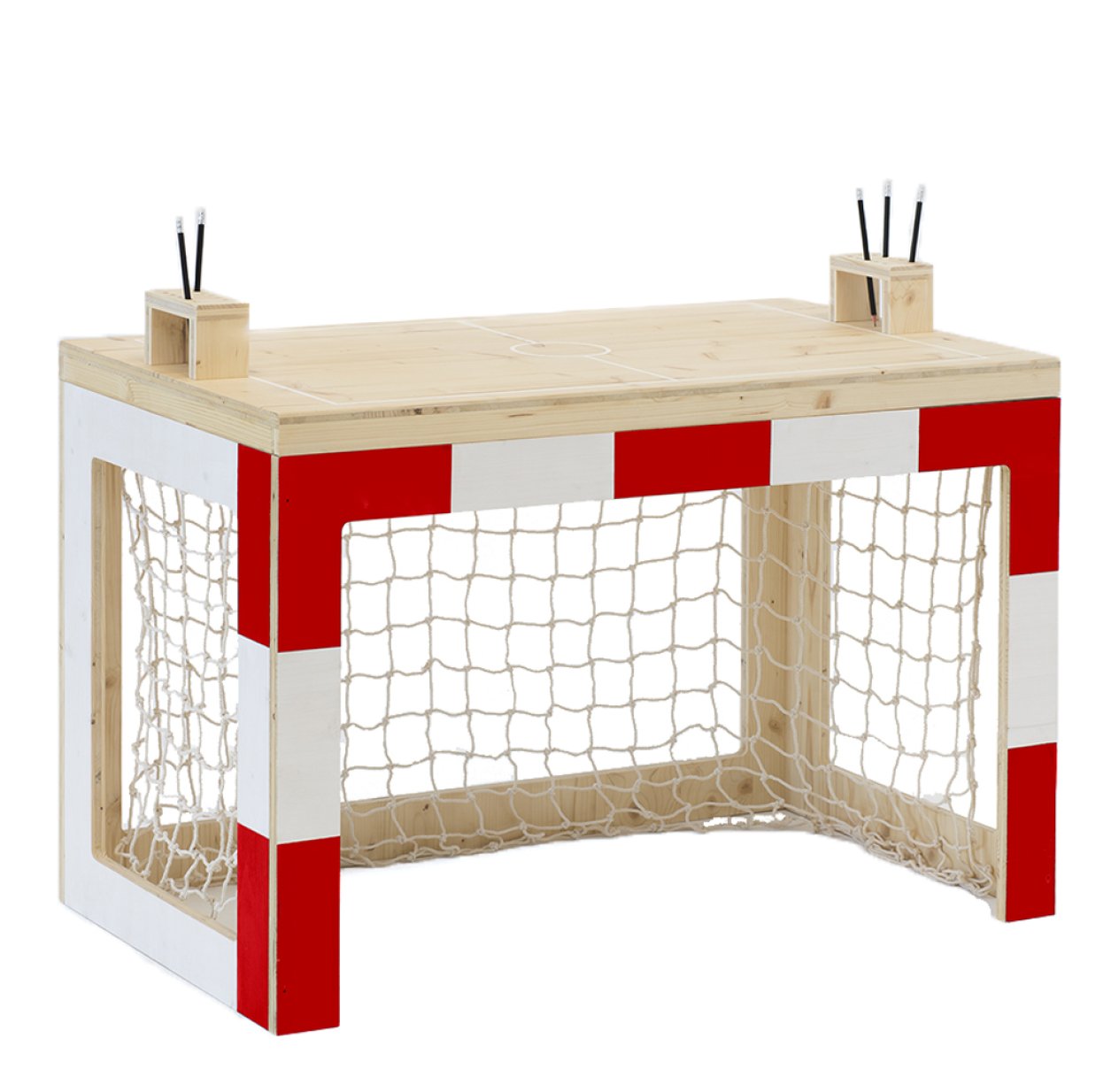 Bureau Cage de foot Jan - Rouge