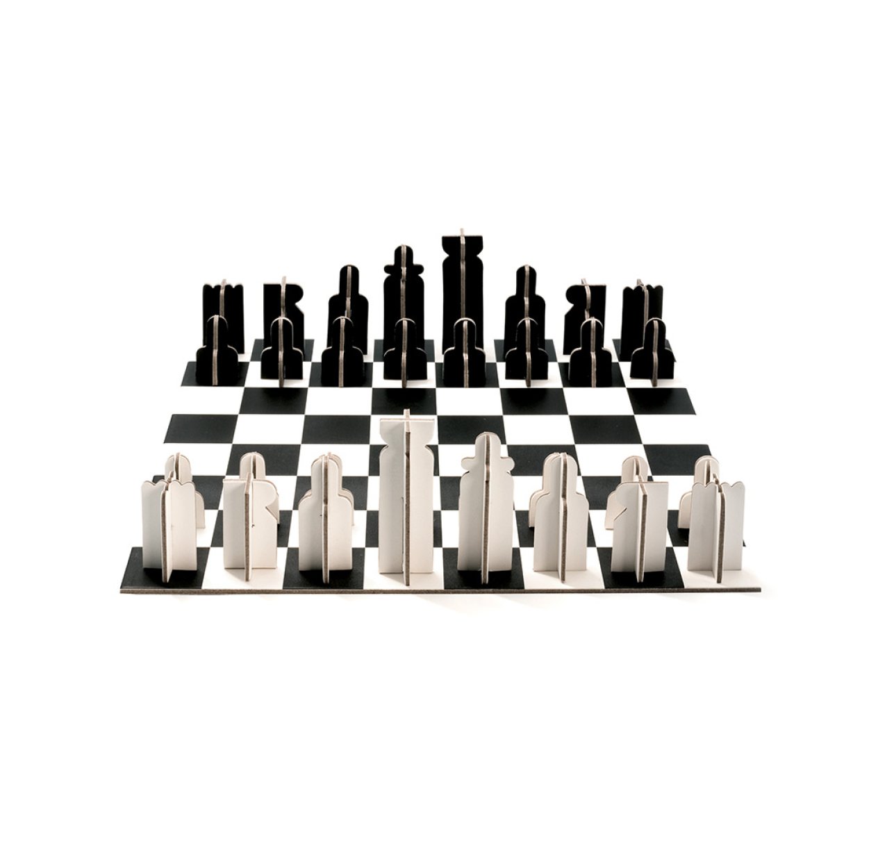 Jeu d'échec en carton