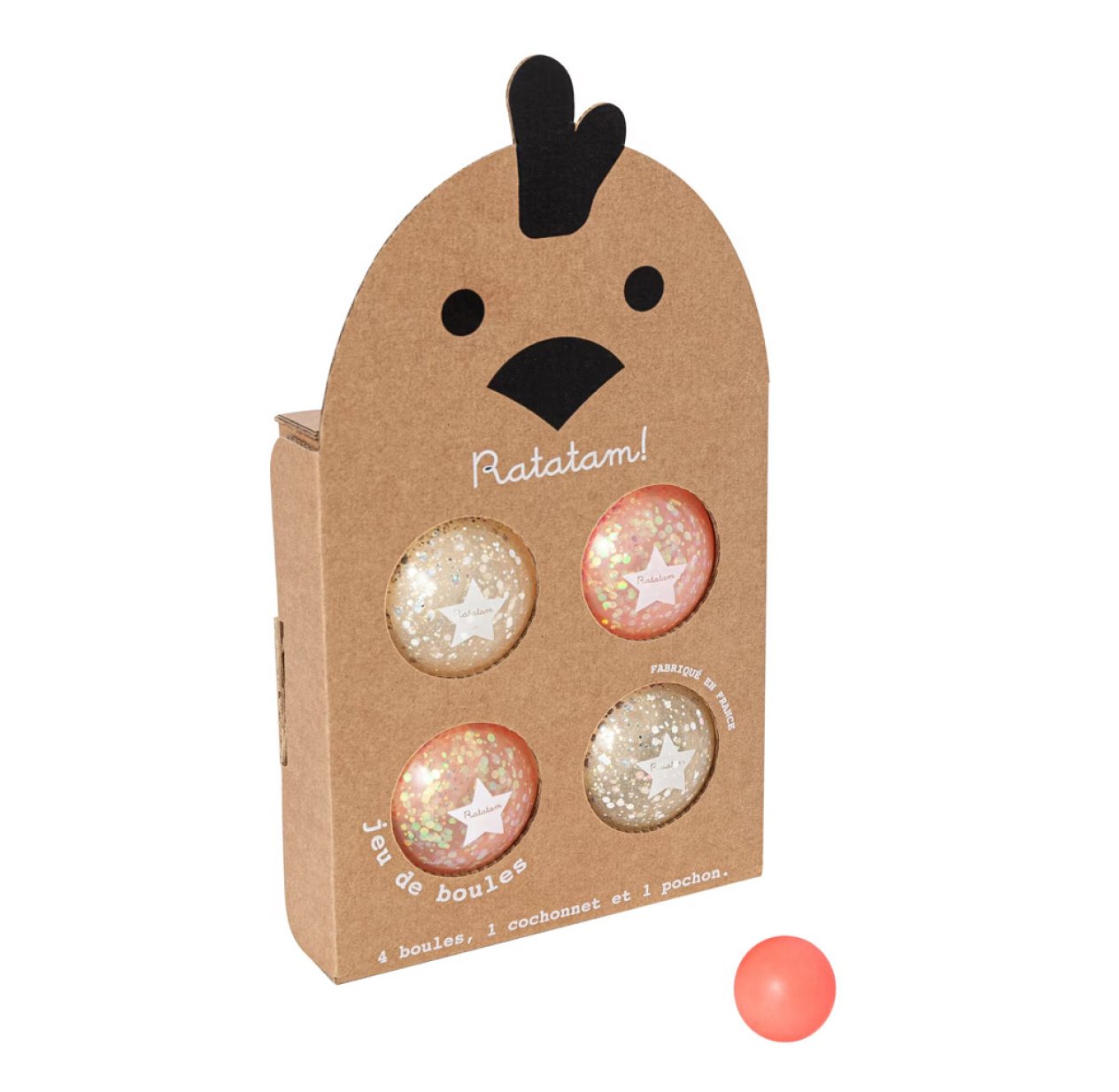 Jeu de boules Pailleté