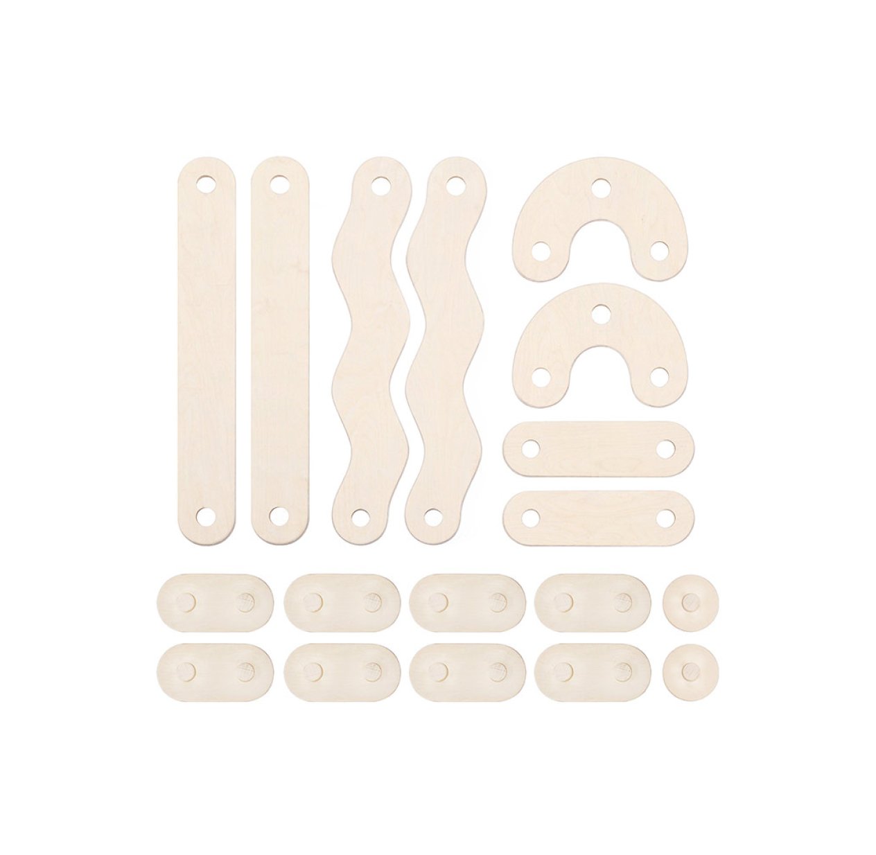 Poutres d'équilibre POLKU L - Bouleau