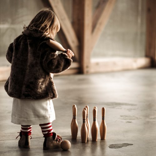 Jeu de Bowling en bois