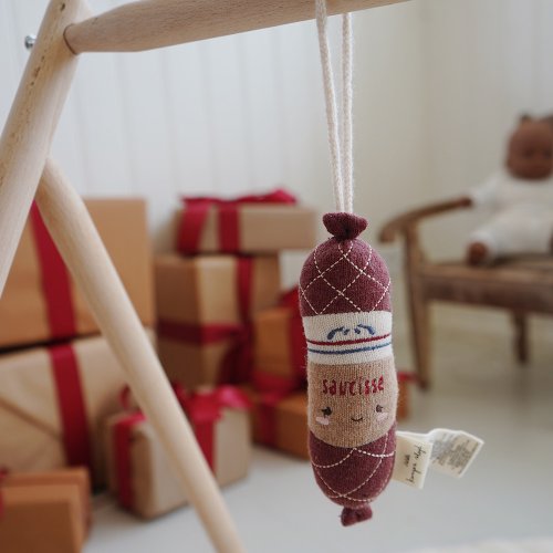 Jouet d'éveil Saucisson à suspendre