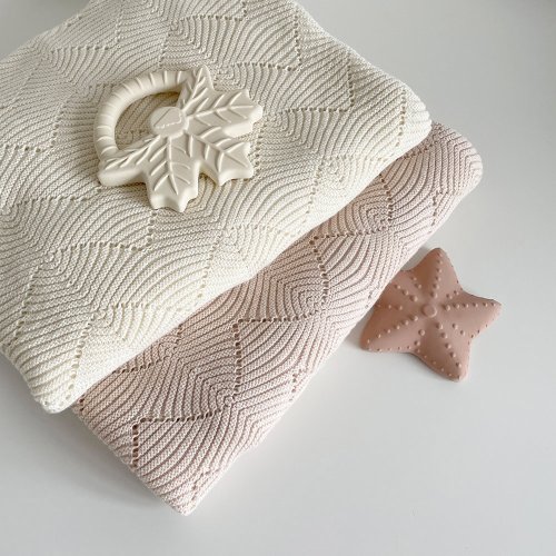 Jouet de Dentition Etoile de Mer - Rose poudré