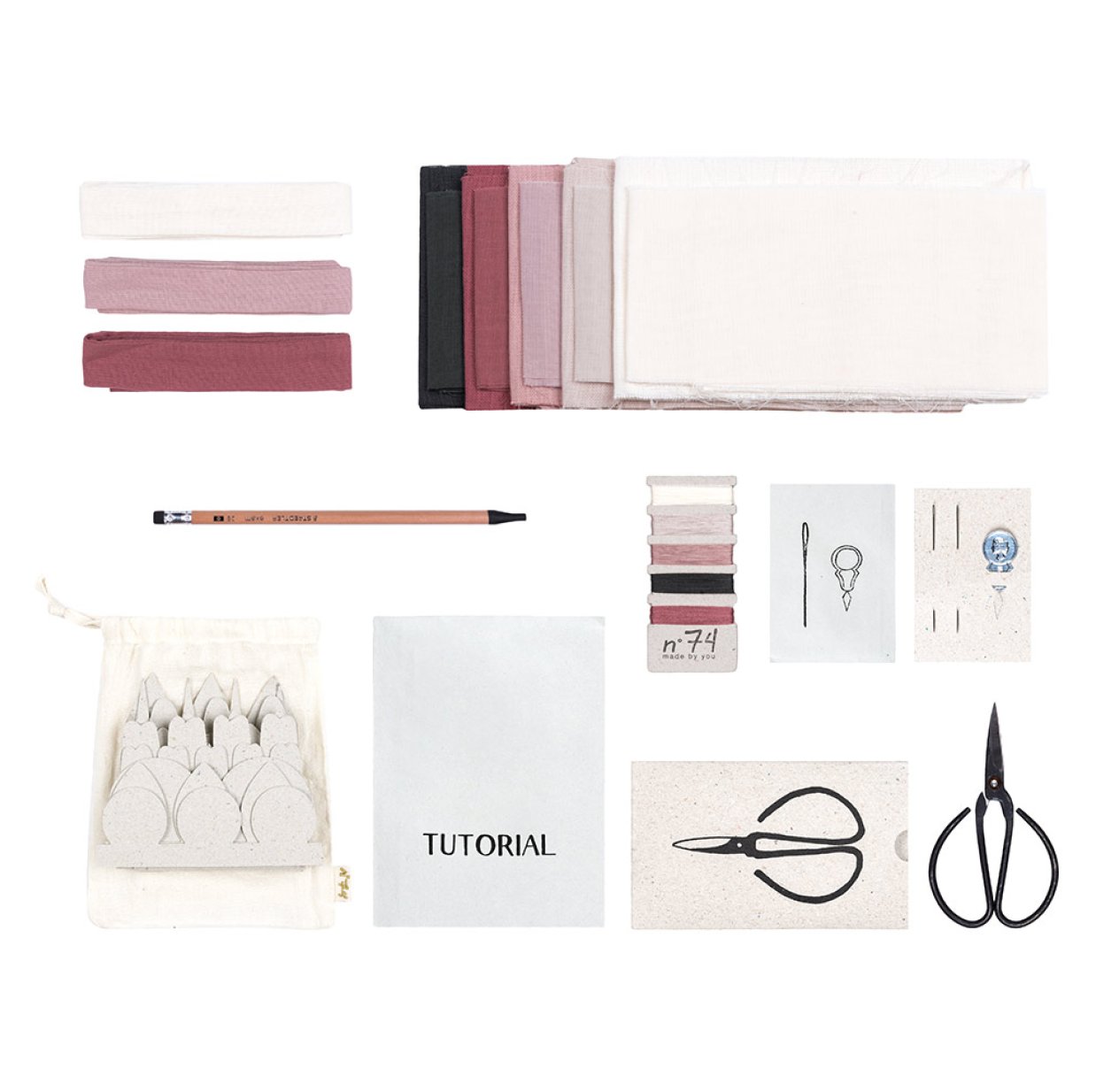 Kit créatif Fleurs Rose