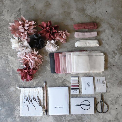 Kit créatif Fleurs Rose