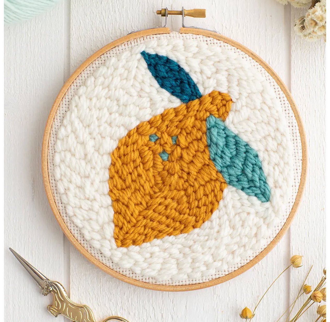 Kit DIY Punch Needle - Citron