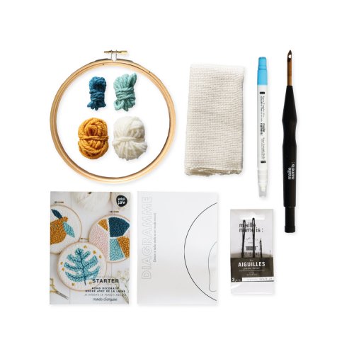 Kit DIY Punch Needle - Citron