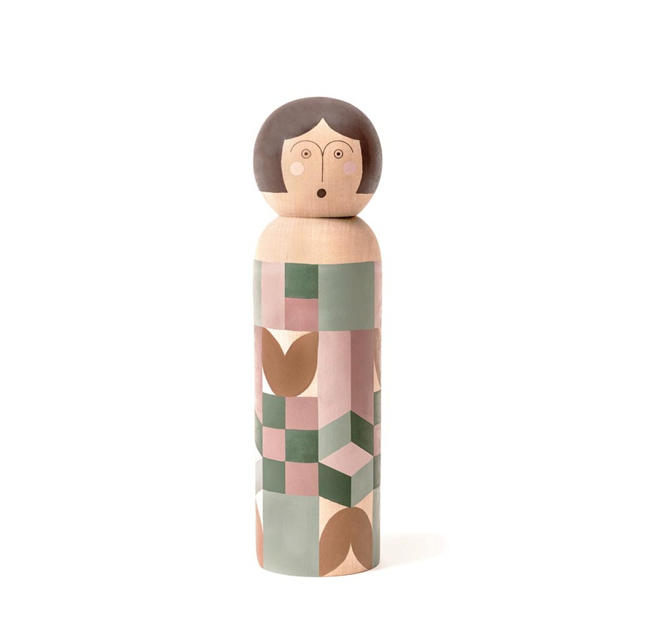 Poupée Kokeshi - Rose