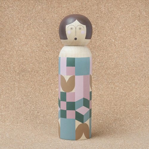 Poupée Kokeshi - Rose