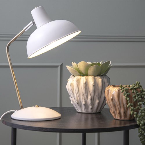 Lampe à poser Hood - Blanc mat