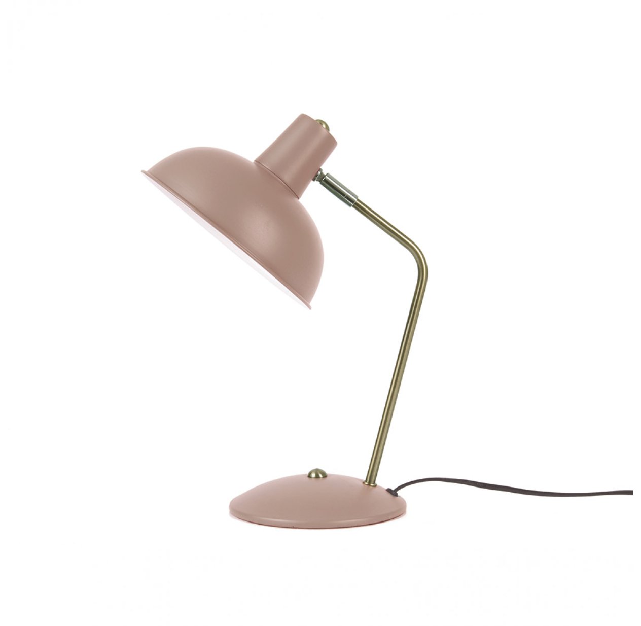 Lampe à poser Hood - Rose poudré mat